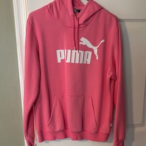 PUMA Women's Vibrant Pink Hoodie